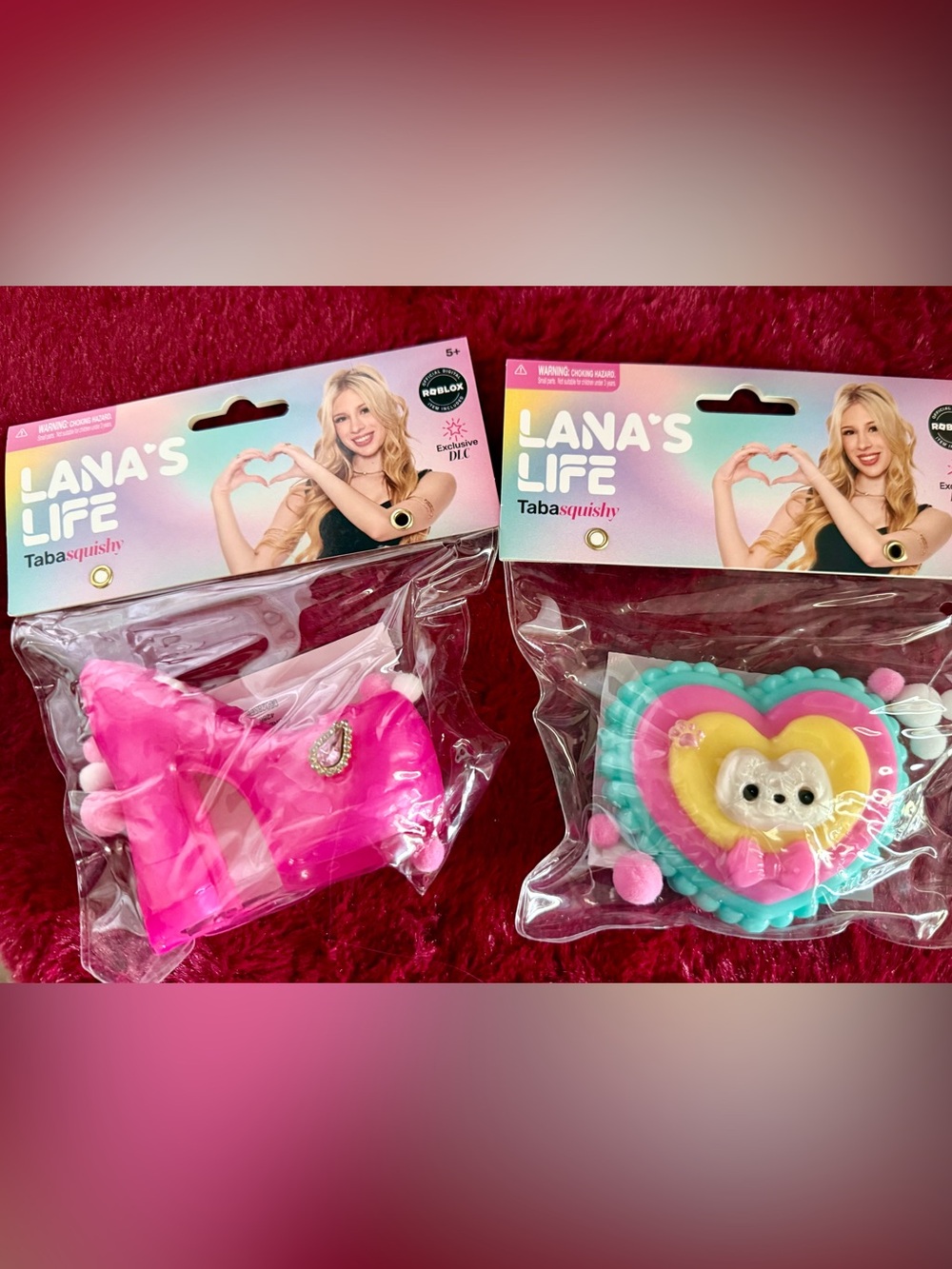 Taba squishy Lana's Life Pink Squishy Toy Bundle